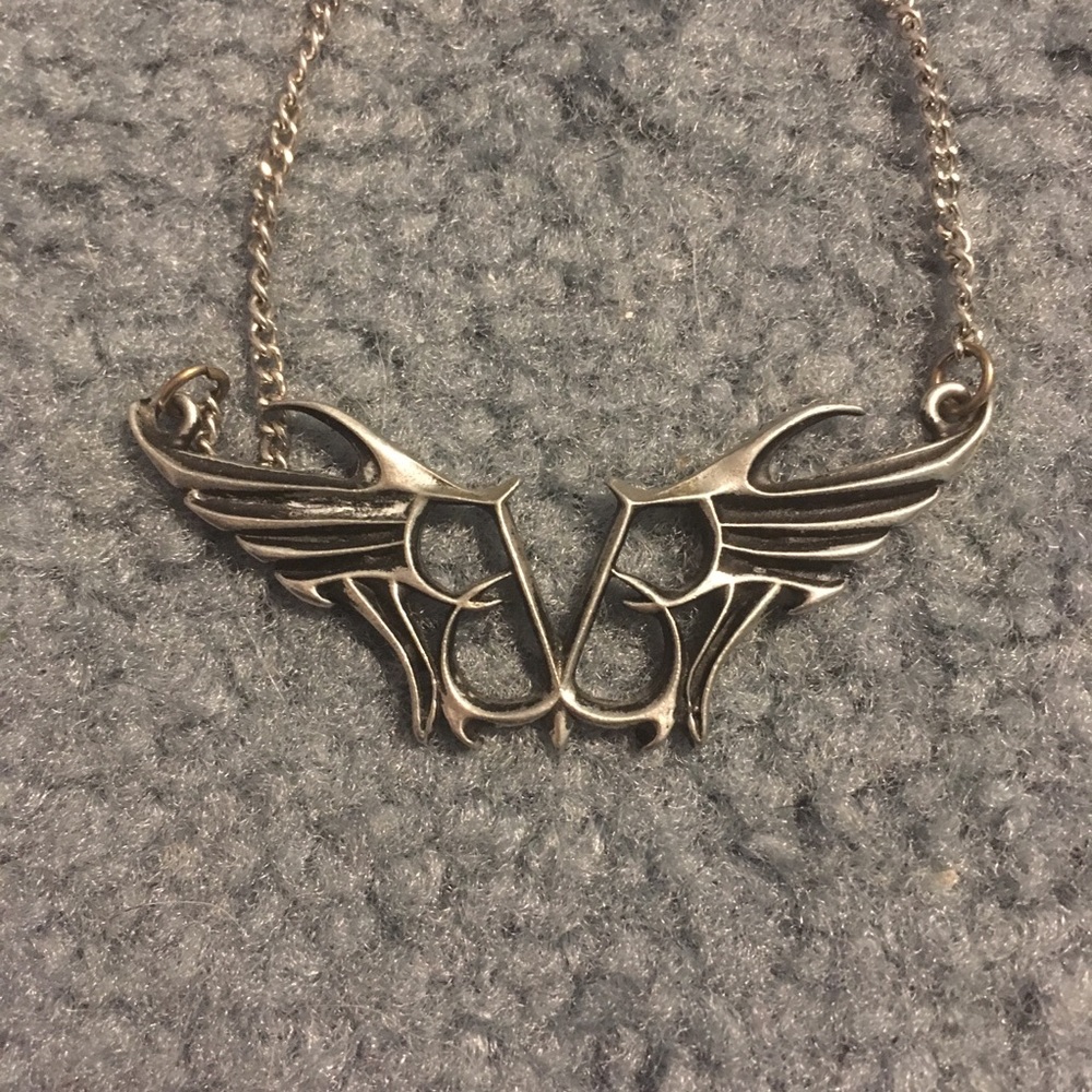 Black Veil Brides Wing Necklace